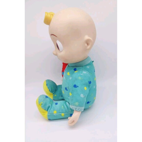 Cocomelon Musical Bedtime JJ Doll Plush singing Toy Doll Cute Baby W/ Teddy Bear - Picture 3 of 8